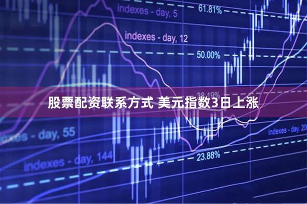 股票配资联系方式 美元指数3日上涨